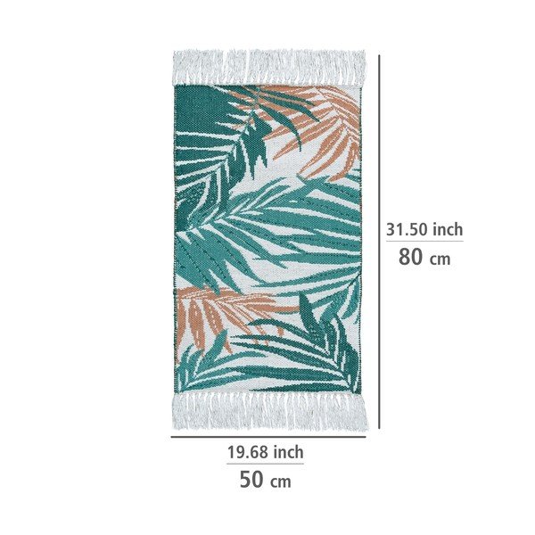 Zöld textil fürdőszobai kilépő 50x80 cm Suva – Wenko-image-2