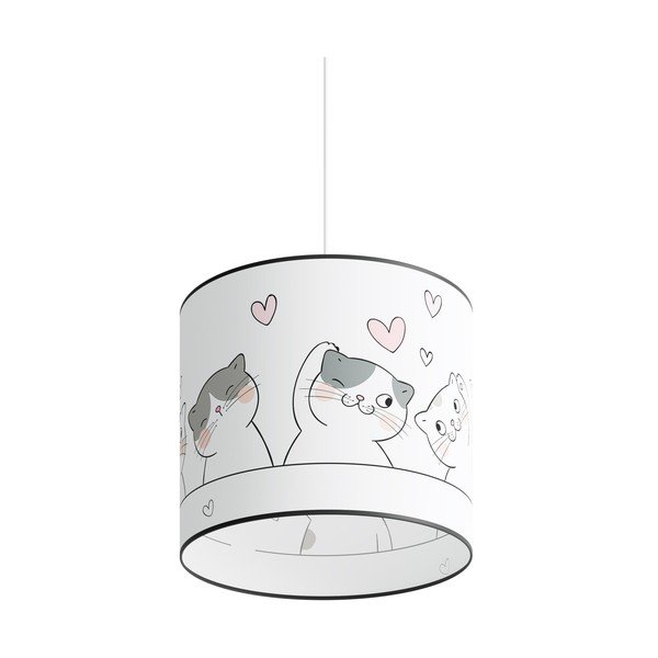 Fehér gyerek lámpa Puss – Sollux