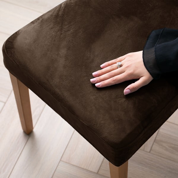 Barna gumis szék huzat 48 cm Sento – Restilo-image-1