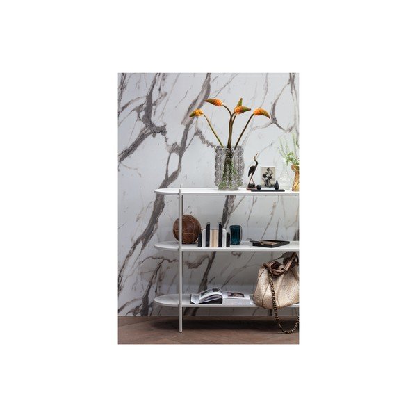 Világosszürke kőrisfa könyvespolc 120x92 cm Tender – BePureHome-image-4