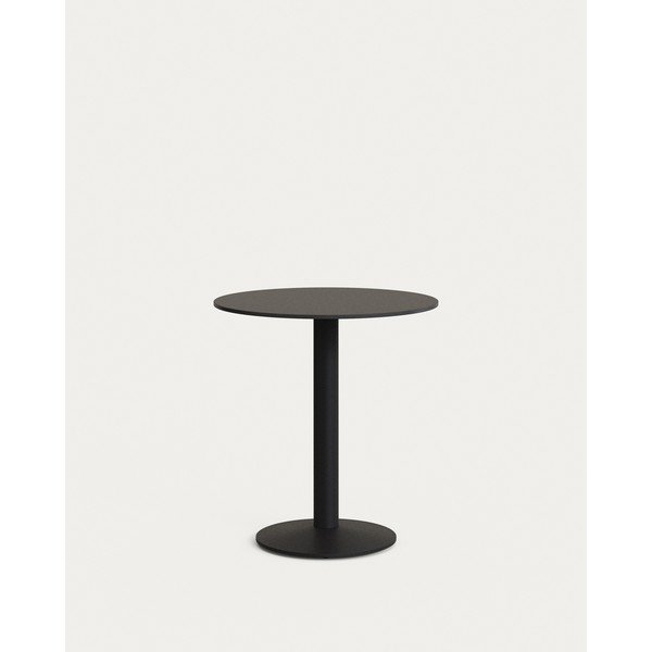 Fém kerek kerti étkezőasztal 68x68 cm Esilda – Kave Home-image-3