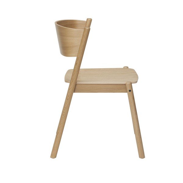 Tölgyfa étkezőszékek Oblique - Hübsch-image-4