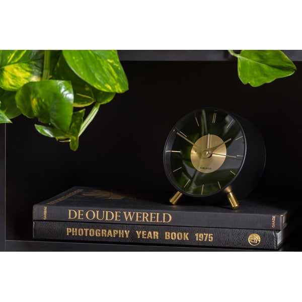 Ébresztőóra ø 11 cm Gold Disc – Karlsson-image-1