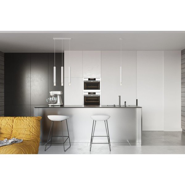 Fehér fém függőlámpa ø 8 cm Vittoria – Sollux-image-3