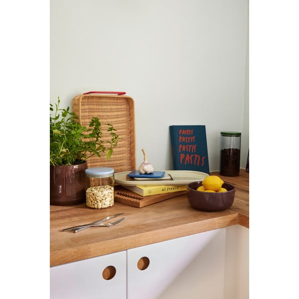 Rattan szervírozó tálca 27x42 cm Splint – Hübsch-image-1