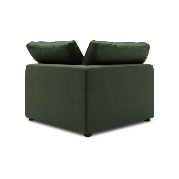 Galaxy sötétzöld kétoldalas sarokrész moduláris kordbársony kanapéhoz - Windsor & Co Sofas-image-2
