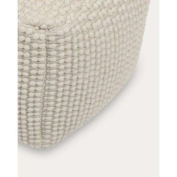 Krémszínű puff Mascarell – Kave Home-image-2