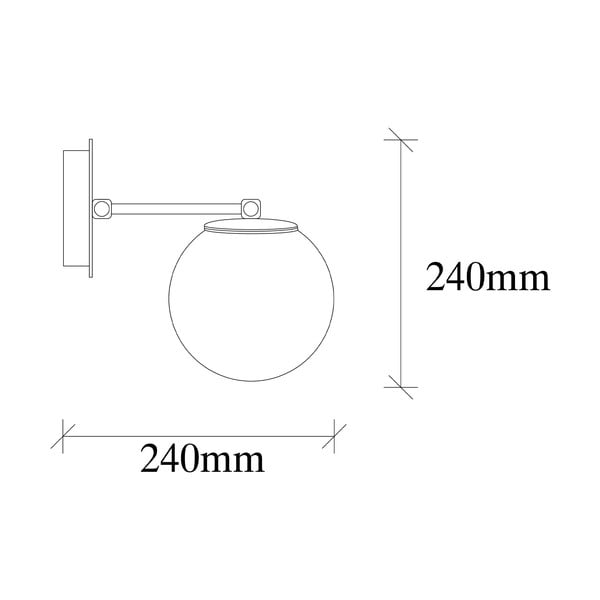 My Legend fekete-fehér falilámpa - Opviq lights-image-3