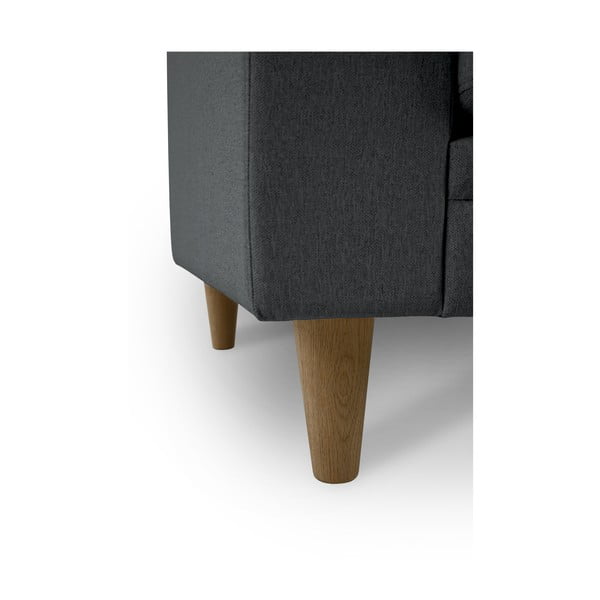 Antracitszürke sarokkanapé (jobb oldali) Focus – Scandic-image-4