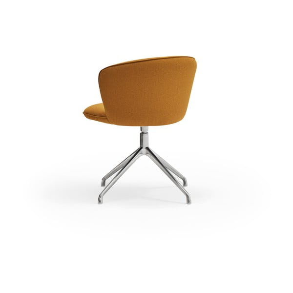 Mustársárga kárpitozott étkezőfotel szett 2 db-os Add – Teulat-image-3