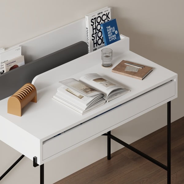 Szekreter típusú íróasztal 60x113 cm Lila – Marckeric-image-4