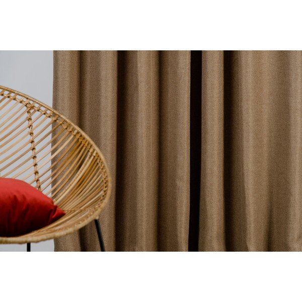 Barna függöny 140x260 cm Avalon – Mendola Fabrics-image-3