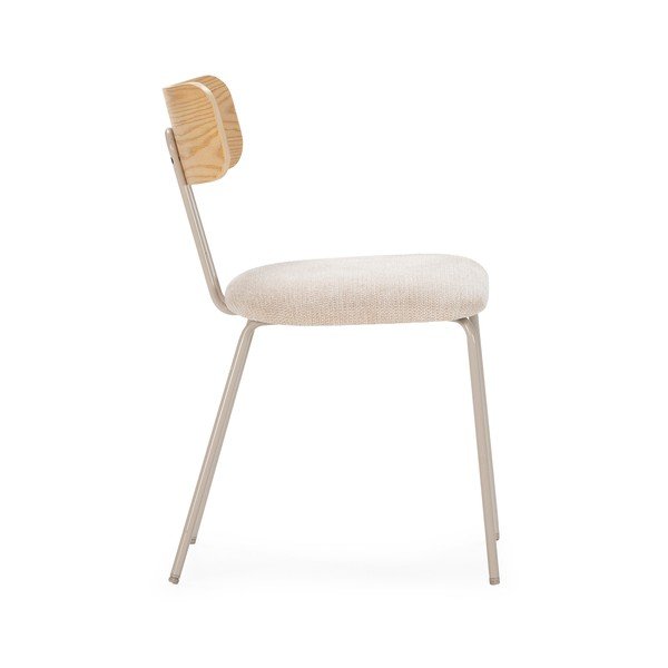 Bézs-natúr színű kárpitozott étkezőszék Olimpia – MOME-image-1