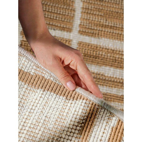 Krémszínű-natúr színű kerek kültéri-beltéri szőnyeg ø 160 cm Haringey Crouch – Ted Baker-image-2