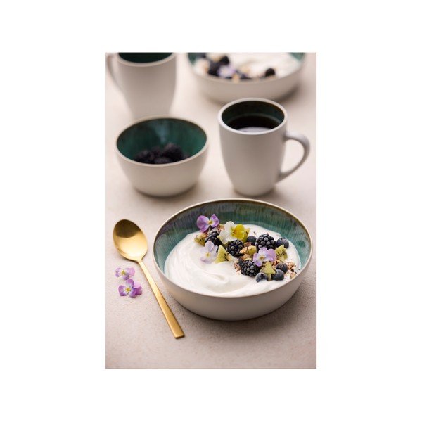 Fehér-zöld kőedény tálka 850 ml Gastro White/Green – Bitz-image-3