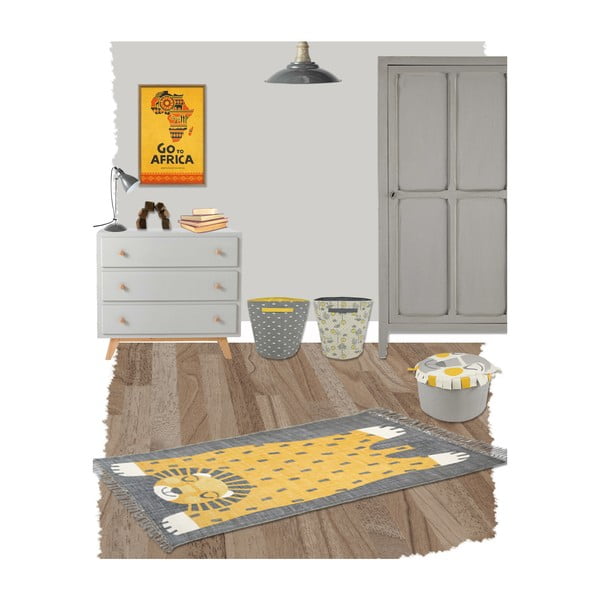 Baba kézzel készített gyerekszőnyeg, 110 x 170 cm - Nattiot-image-2