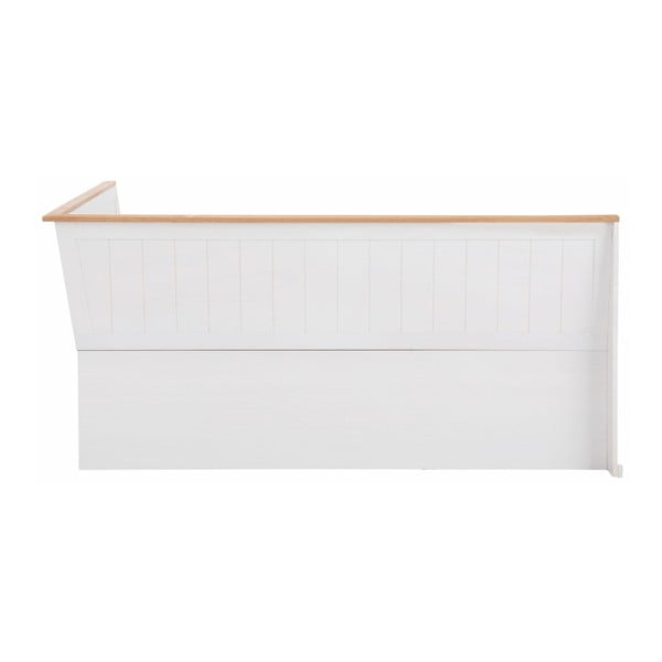 Silas fehér sarokpad tömör borovi fenyőből - Støraa-image-1