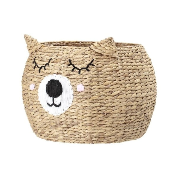 Eman gyerek tárolókosár vízijácintból - Bloomingville Mini-image-1