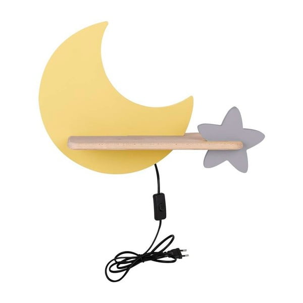 Sárga gyerek lámpa Moon – Candellux Lighting