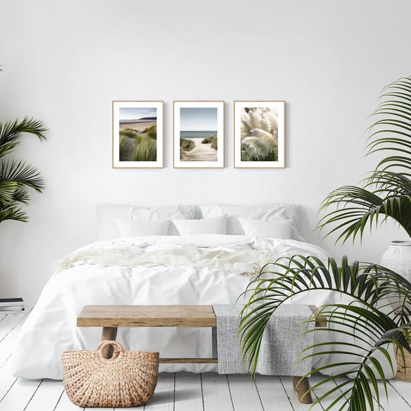 Kép szett 3 db-os 30x40 cm Beach – knor-image-1