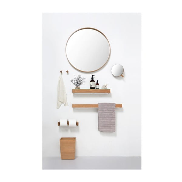 Fali WC-papír tartó tölgyfából - Wireworks-image-2