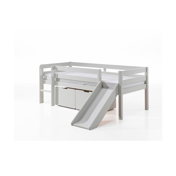 Fehér gyerekágy alatti fiók szett 2 db-os Pino – Vipack-image-2