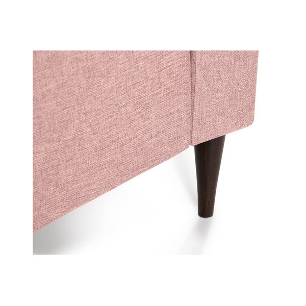 Ancolie világos rózsaszín kanapé, 150 cm - Mazzini Sofas-image-4