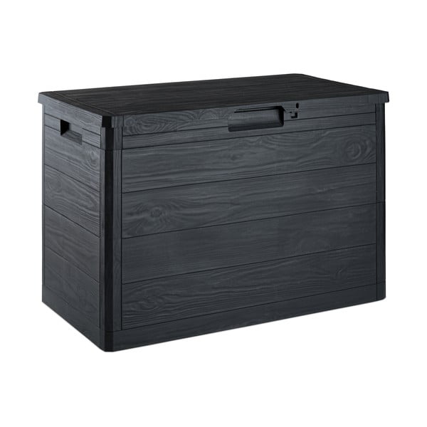 Antracitszürke kerti tárolódoboz Woodys – Toomax