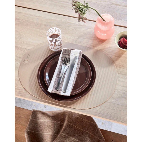 Terrakotta színű mély terrakotta tányér készlet 2 db-os ø 19 cm Yuka – OYOY Living Design-image-1