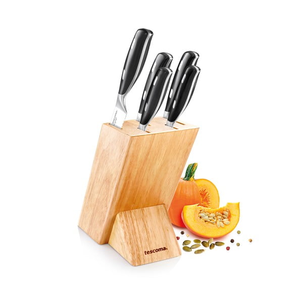 Kés készlet tartóval 5 db-os GrandChef – Tescoma-image-1