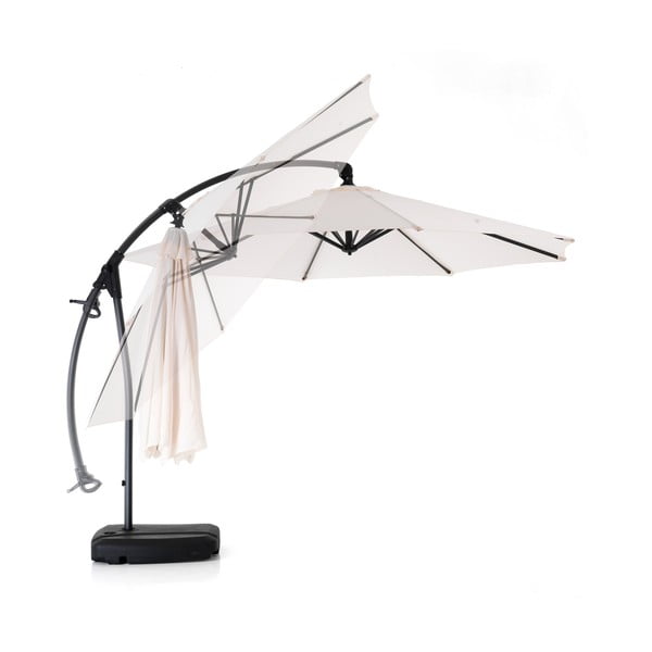 Fehér napernyő ø 300 cm Sirolo – Tomasucci-image-3