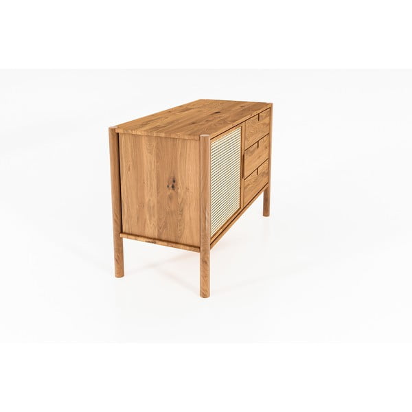 Alacsony tölgyfa komód 97x69 cm Pola - The Beds-image-3