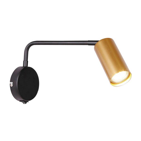 Fekete-aranyszínű fém fali lámpa Tina – Candellux Lighting-image-3