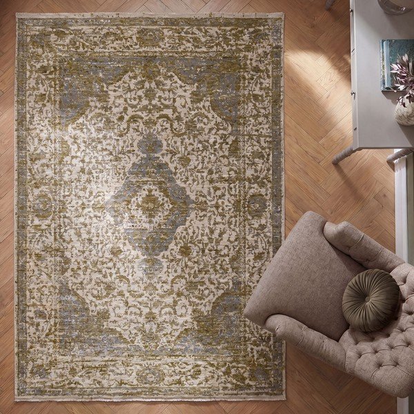 Zöld szőnyeg 200x300 cm Cordelia Vintage – Flair Rugs-image-2