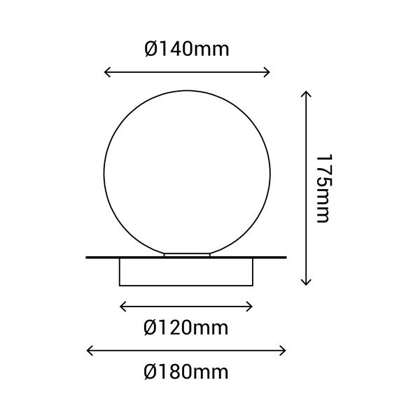 Musa mennyezeti lámpa, ø 14 cm - Musa-image-3