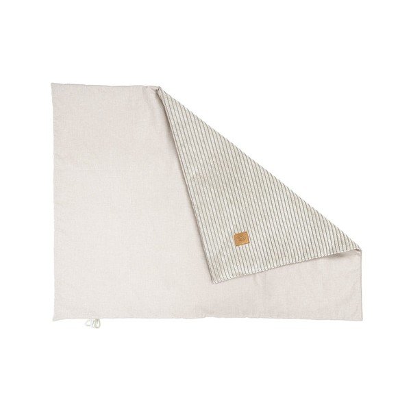 Krémszínű kordbársony gyerek takaró 100x77 cm – Meowbaby-image-1