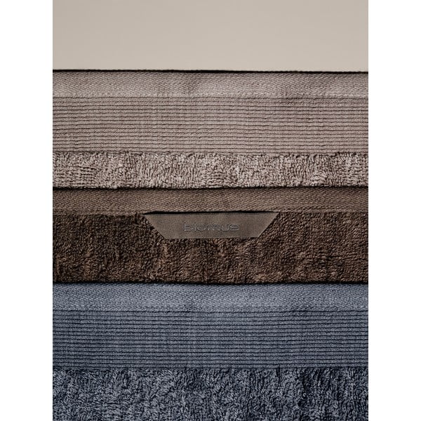 Sötétszürke pamut fürdőlepedő, 140 x 70 cm - Blomus-image-4