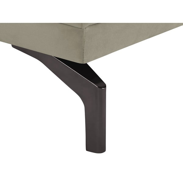 Jupiter bézs háromszemélyes kanapé, fekete lábakkal - Windsor & Co Sofas-image-4
