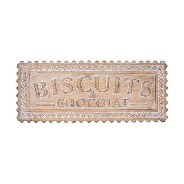 Line Biscuits et Chocolat borovi fenyő falitábla - Antic Line