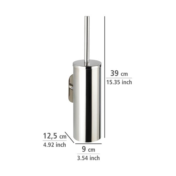 Orea öntartó WC-kefe rozsdamenetes acélból - Wenko-image-2