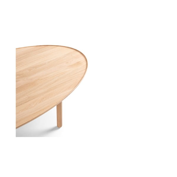 Natúr színű tölgyfa dohányzóasztal 65x120 cm Mu – Gazzda-image-3