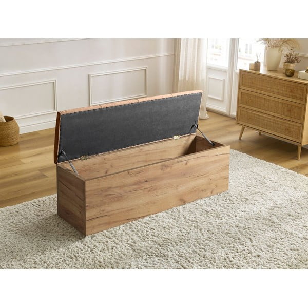 Világos rózsaszín-natúr színű pad Kumo – Bobochic Paris-image-4