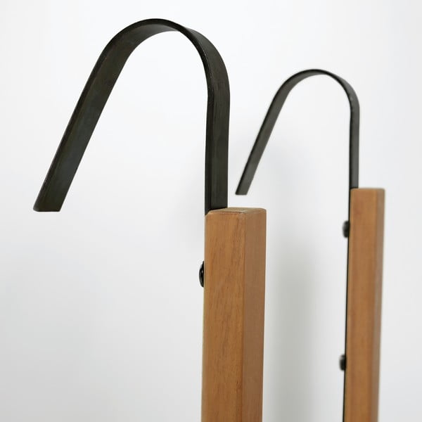 Tömörfa függő erkélyasztal 40x42 cm Amarilis – Kave Home-image-3