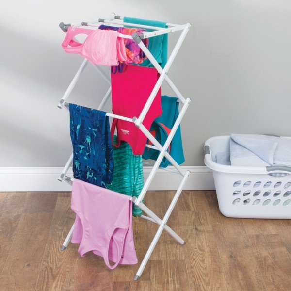 Brezio fehér háromemeletes ruhaszárító, 75 x 38 cm - iDesign-image-1