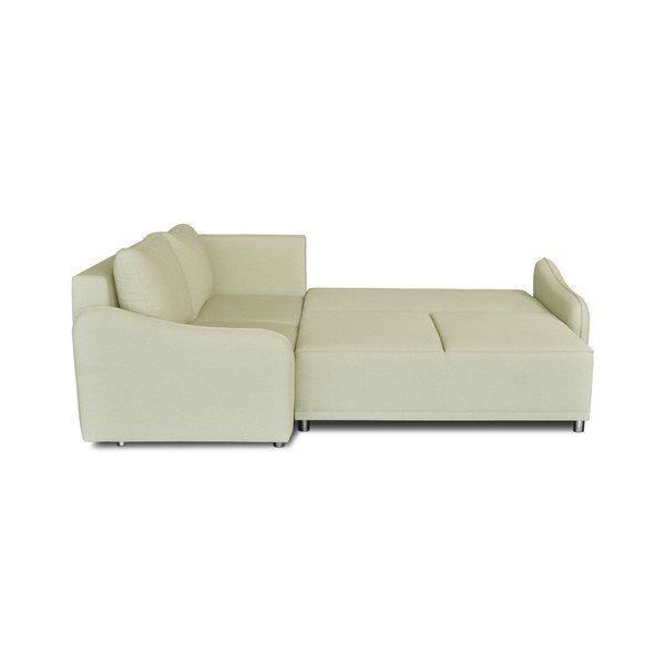 Delta bézs kinyitható sarokkanapé, bal oldali kivitel - Windsor & Co. Sofas-image-3