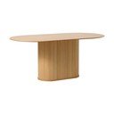 Étkezőasztal tölgyfa dekoros asztallappal 95x180 cm Nola – Unique Furniture