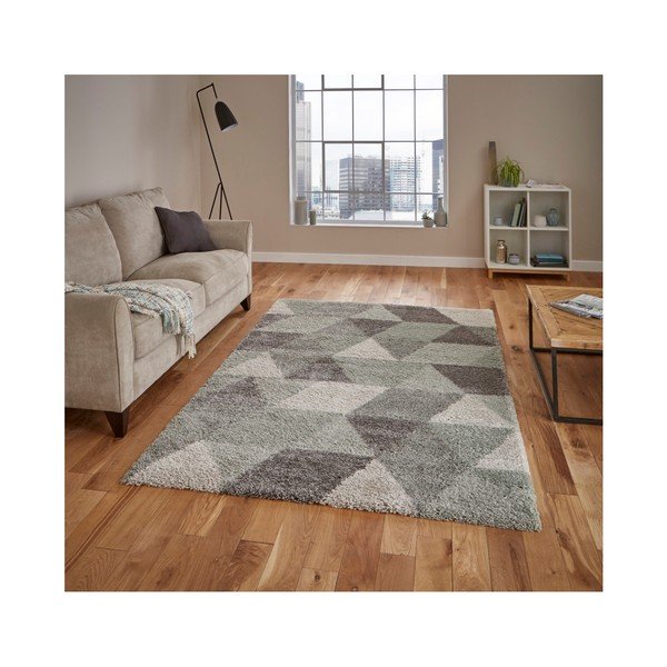 Royal Nomadic Grey & Aqua Green szürke-zöld szőnyeg, 120 x 170 cm - Think Rugs-image-1