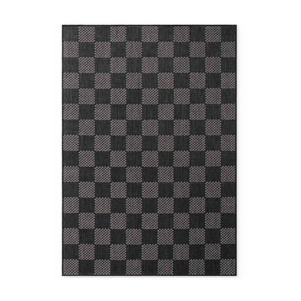 Fekete-krémszínű kültéri-beltéri szőnyeg 120x170 cm Haringey Dorothy – Ted Baker