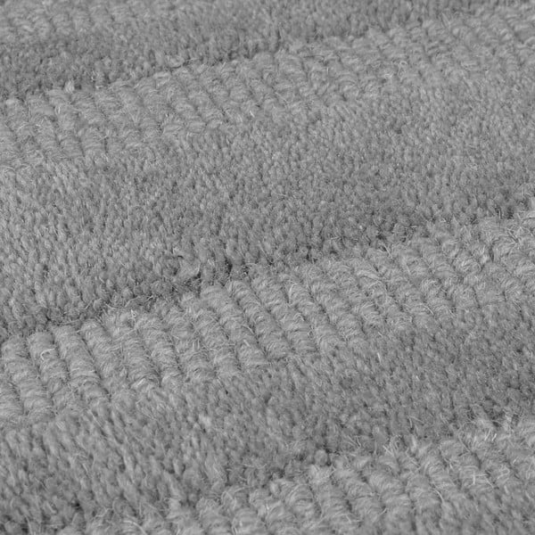 Szürke kézi szövésű gyapjú szőnyeg 160x230 cm Zen Rectangles – Flair Rugs-image-2