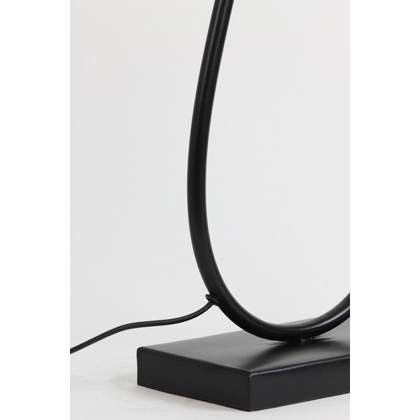 Matt fekete fém asztali lámpa talp 51 cm Tamsu – Light & Living-image-3